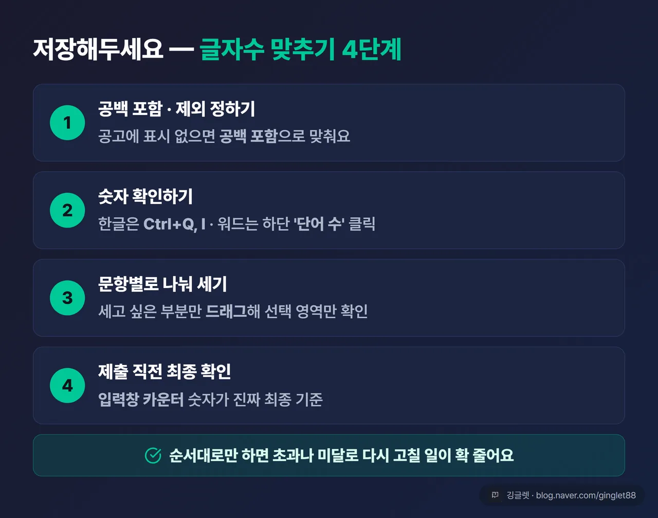 글 전체 4단계 요약 정리표