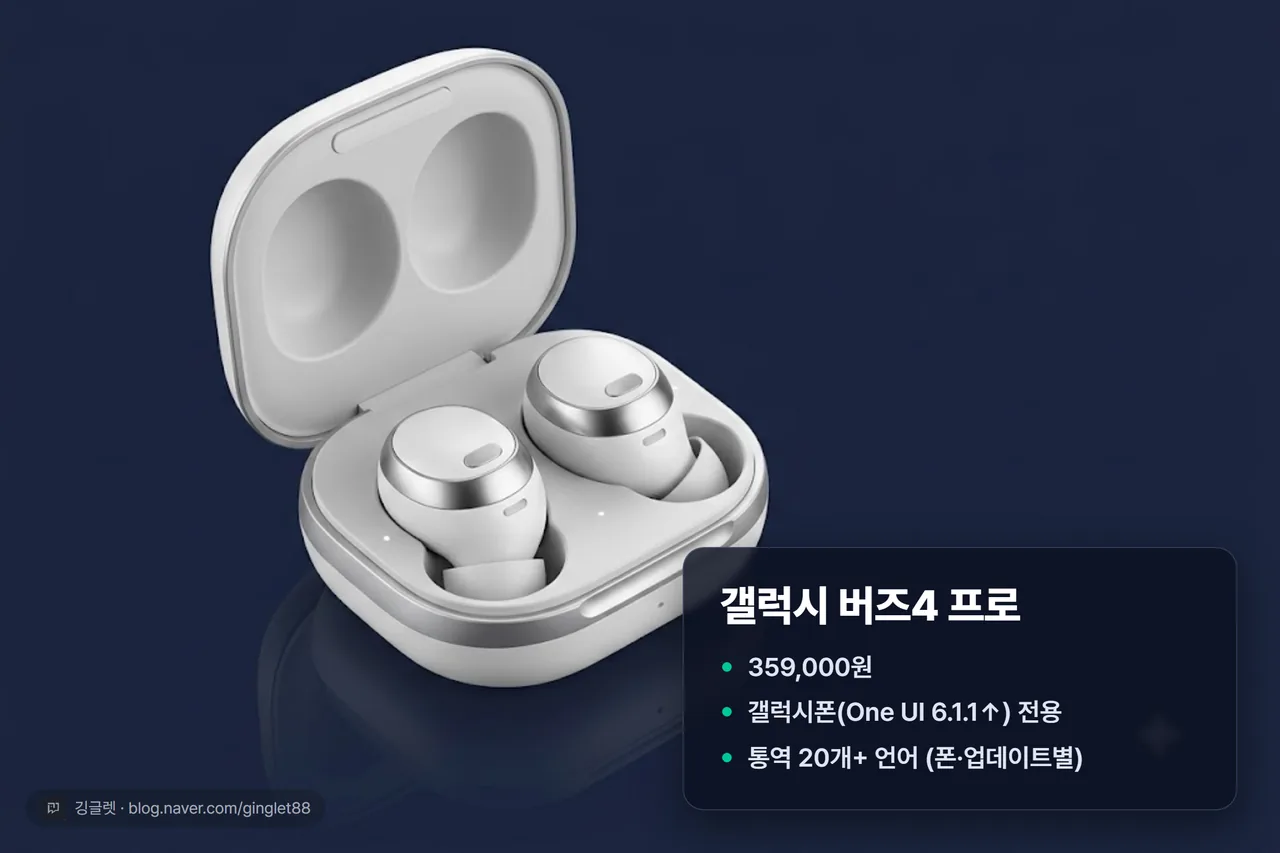 갤럭시 버즈4 프로 제품